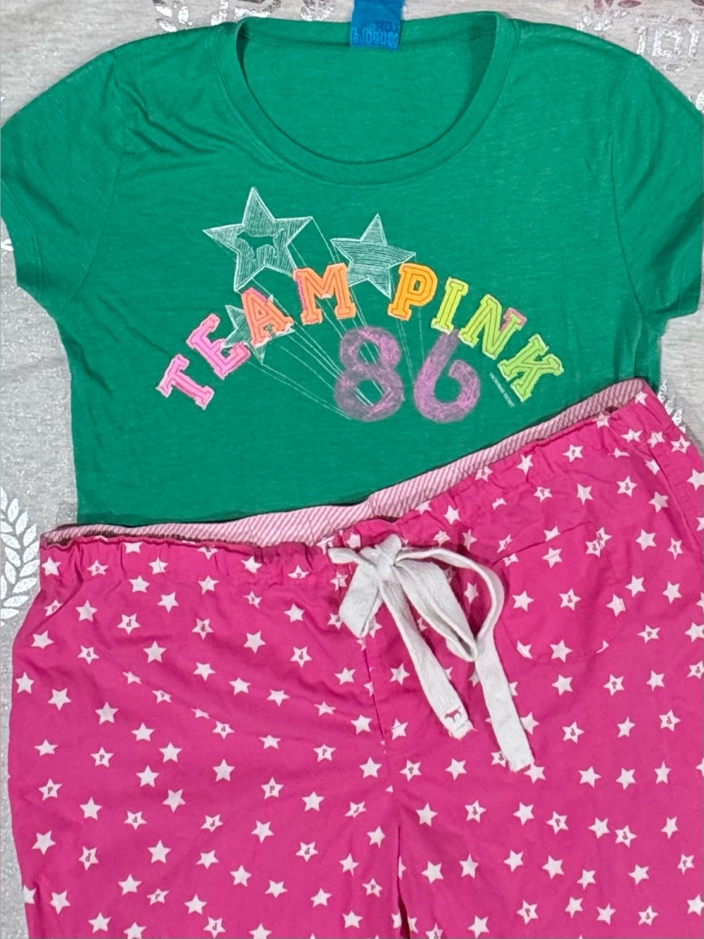 VS PINK VINTAGE STARS SET LARGE